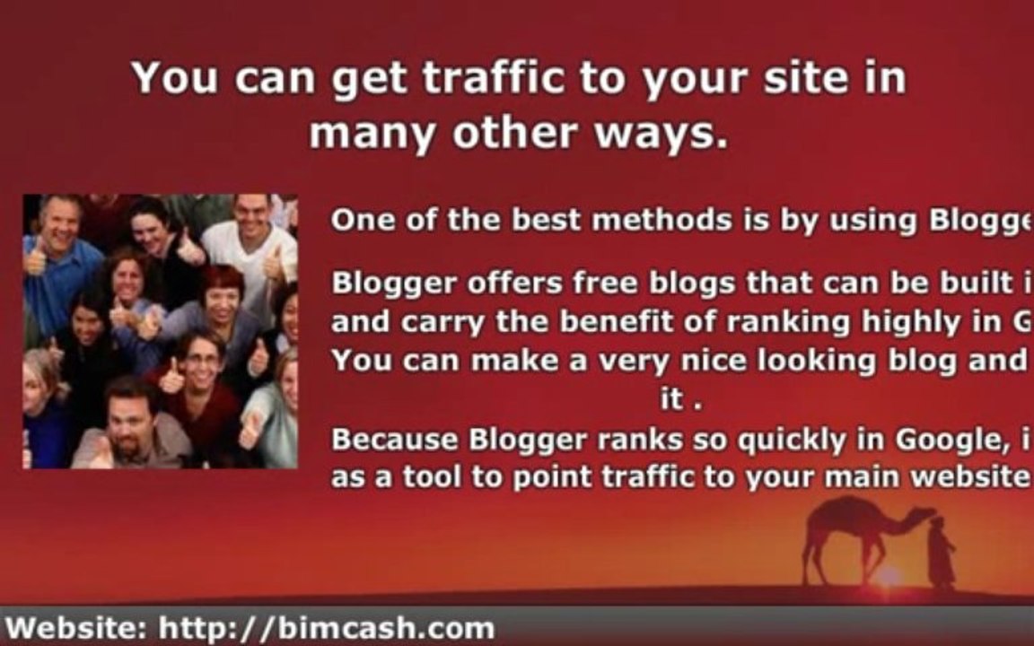 How To Generate Traffic Using Blogger.