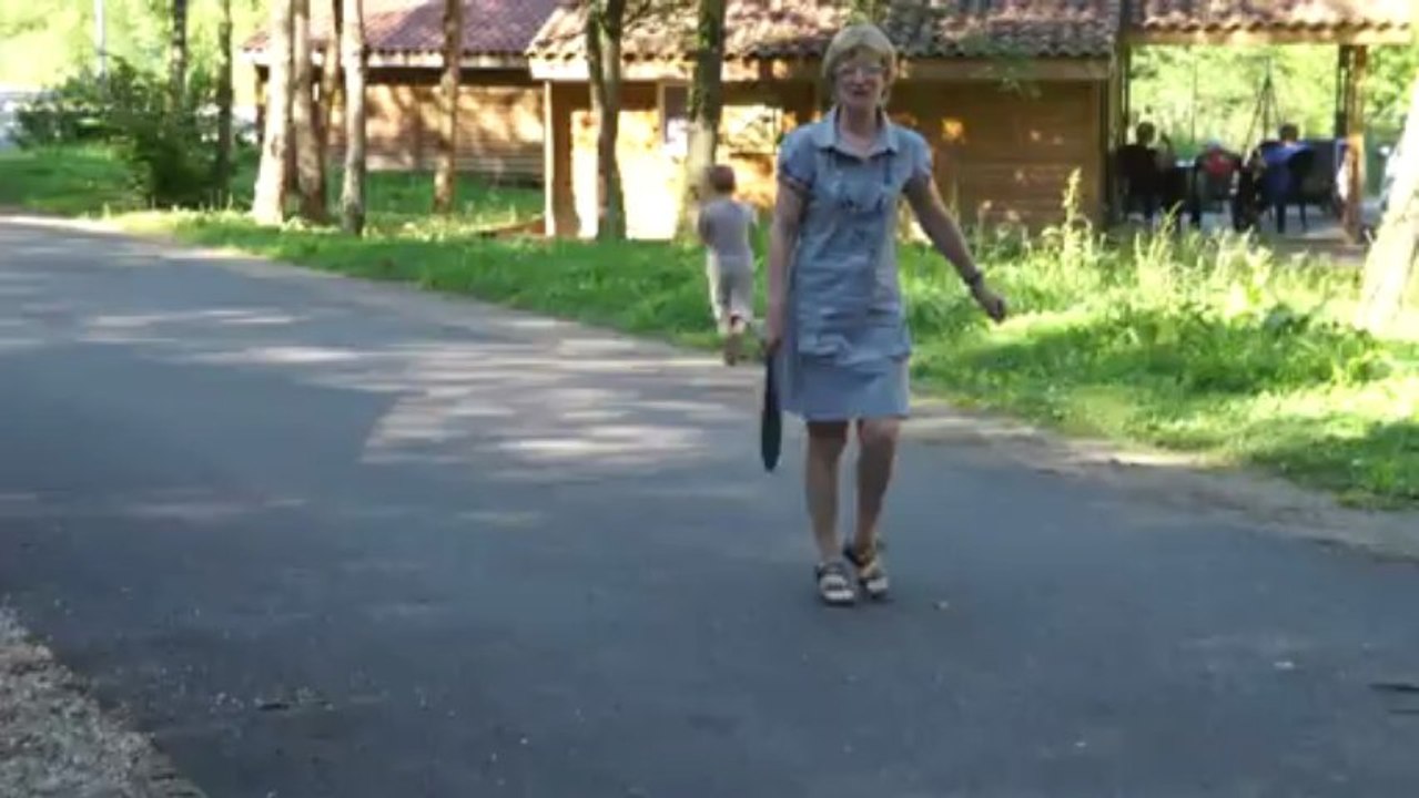 jeu raquette avec Mamie