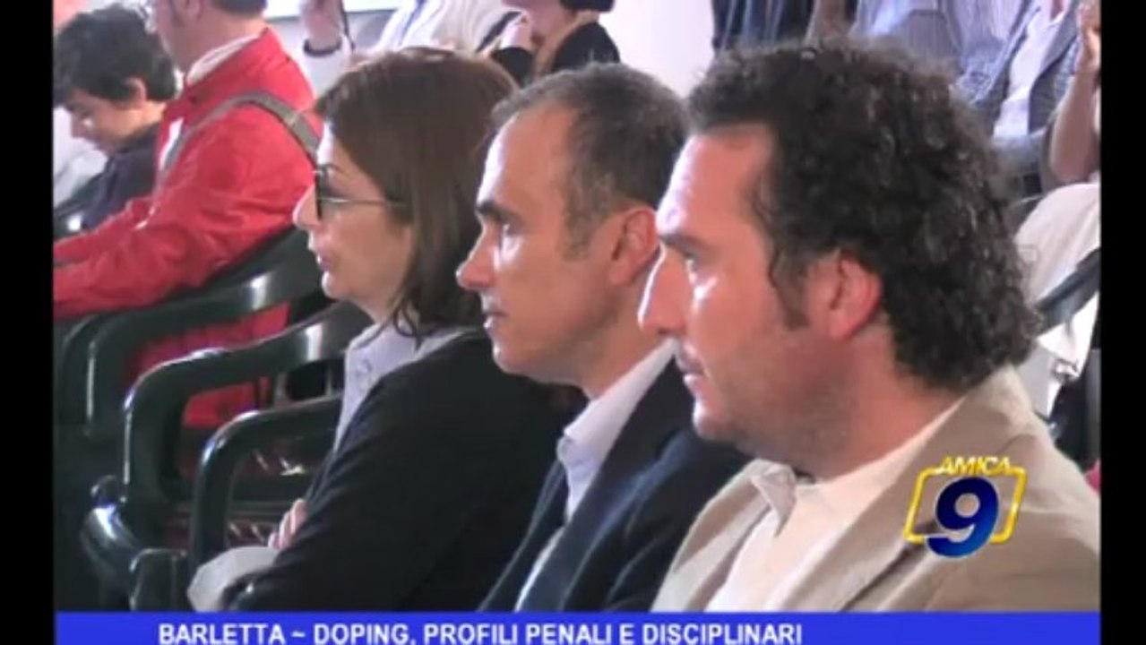 Barletta | Doping, profili penali e disciplinari