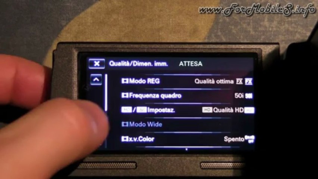 Sony HDR-CX730E - Demo software e funzioni camera