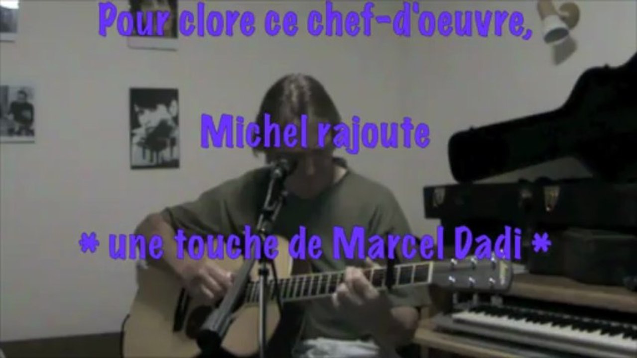 Elle écoute pousser les fleurs de Francis Cabrel par MDD "Voix solo guitare"