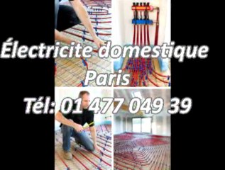 Électricité domestique Tél: 01 477 049 39