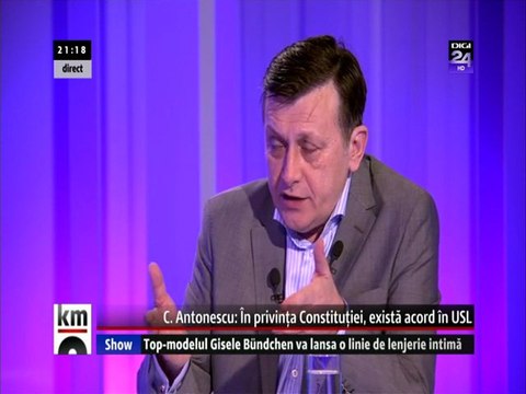 Crin Antonescu: Deciziile in Constituţie nu le iau in functie de Biserica Ortodoxa