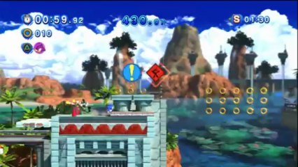 Sonic Generations - Seaside Hill Acte 1 - Défi 3 : Espio - La voie du ninja