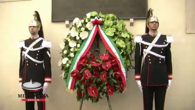 35° morte di Aldo Moro, a via Caetani Napolitano ricorda l'orrore di quella strage