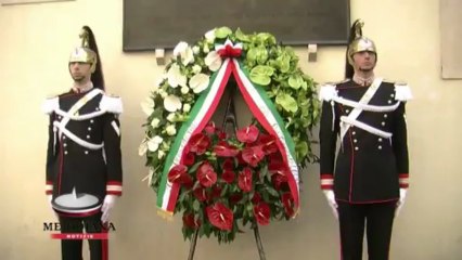 35° morte di Aldo Moro, a via Caetani Napolitano ricorda l'orrore di quella strage
