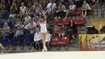 FFGYM - Andreea Munteanu (ROM), 2013 Match France-Roumanie, Sol