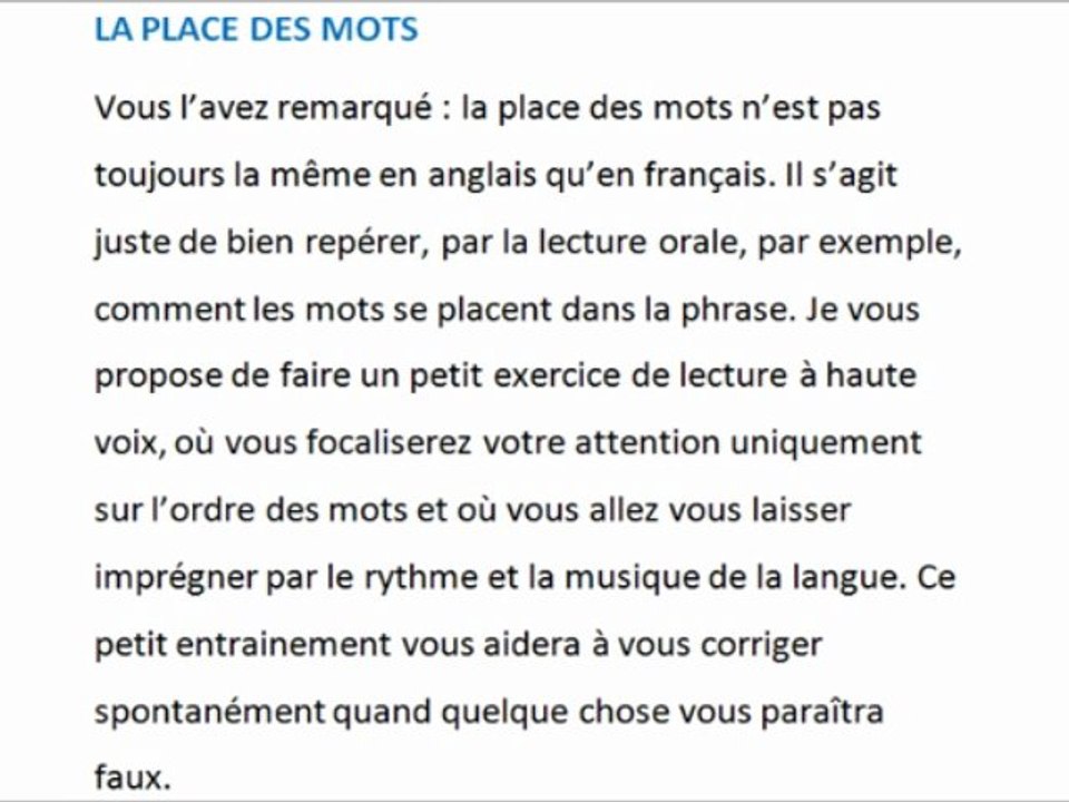 Apprendre l'anglais plus facilement et rapidement - gratuit