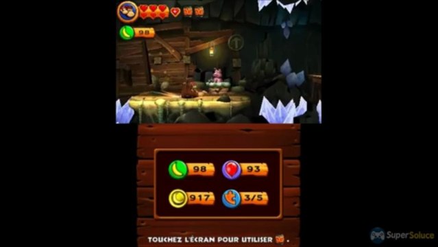 Soluce Donkey Kong Country Returns 3D : 9-4 Taupes au Top