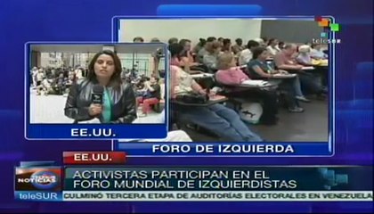 Inicia Conferencia de la Izquierda en EE.UU., economía es eje central