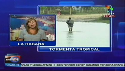 Pérdidas agrícolas por las lluvias en Cuba