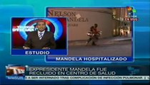 Sudáfrica al pendiente de la salud de expresidente Nelson Mandela