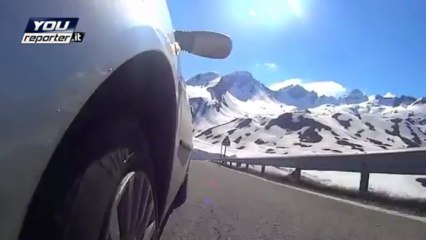 Eccezionale la neve alta 8 metri ai bordi delle strade