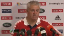 Lions - Gatland : “Il nous faudrait deux matches de plus”