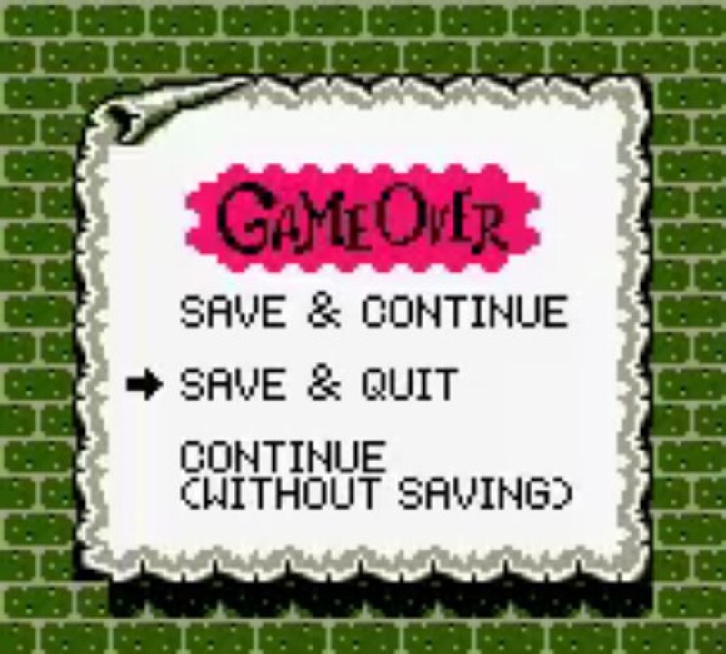 Game Over  Legend of Zelda - Link's Awakening DX - YouTube