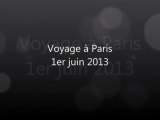 AEP Châteaurenaud Voyage à Paris 1er juin 2013