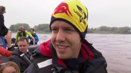 Vettel se détend en hors-bord