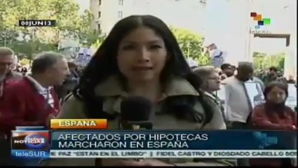 Continúan protestas en España por derecho a vivienda