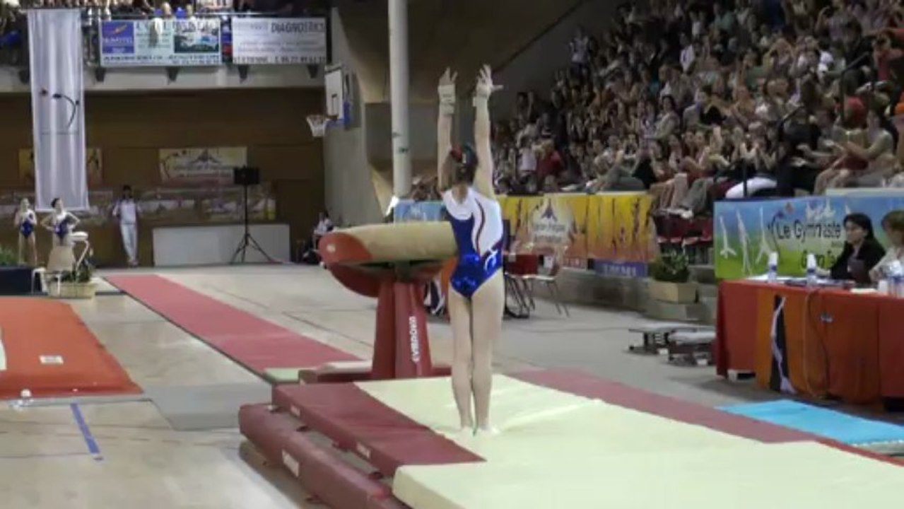 FFGYM - Kim Teulade, 2013 Match France-Roumanie, Saut