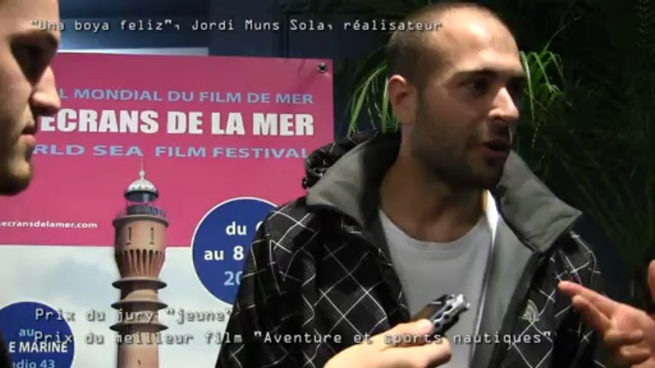 Jordi Muns Sola, Prix du jury "jeune" et Prix "Aventure et sports nautiques", Ecrans de la Mer 2013. Interprète lycéen: Arnaldo Morais Alfino