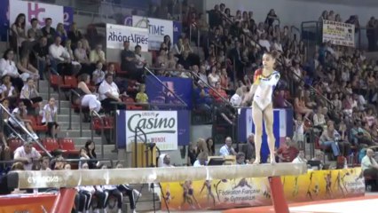 FFGYM - Madalina Blendea (ROU), 2013 Match France-Roumanie, Poutre