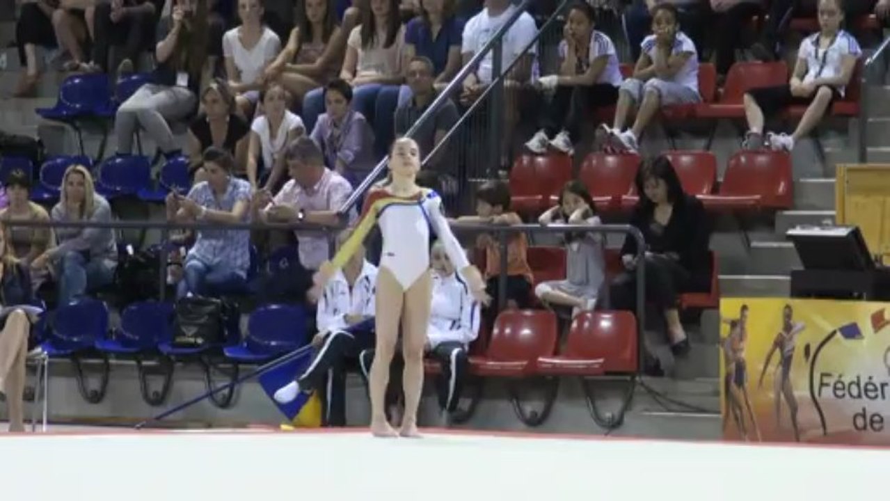 FFGYM - Silvia Zarzu, 2013 Match France-Roumanie, Sol