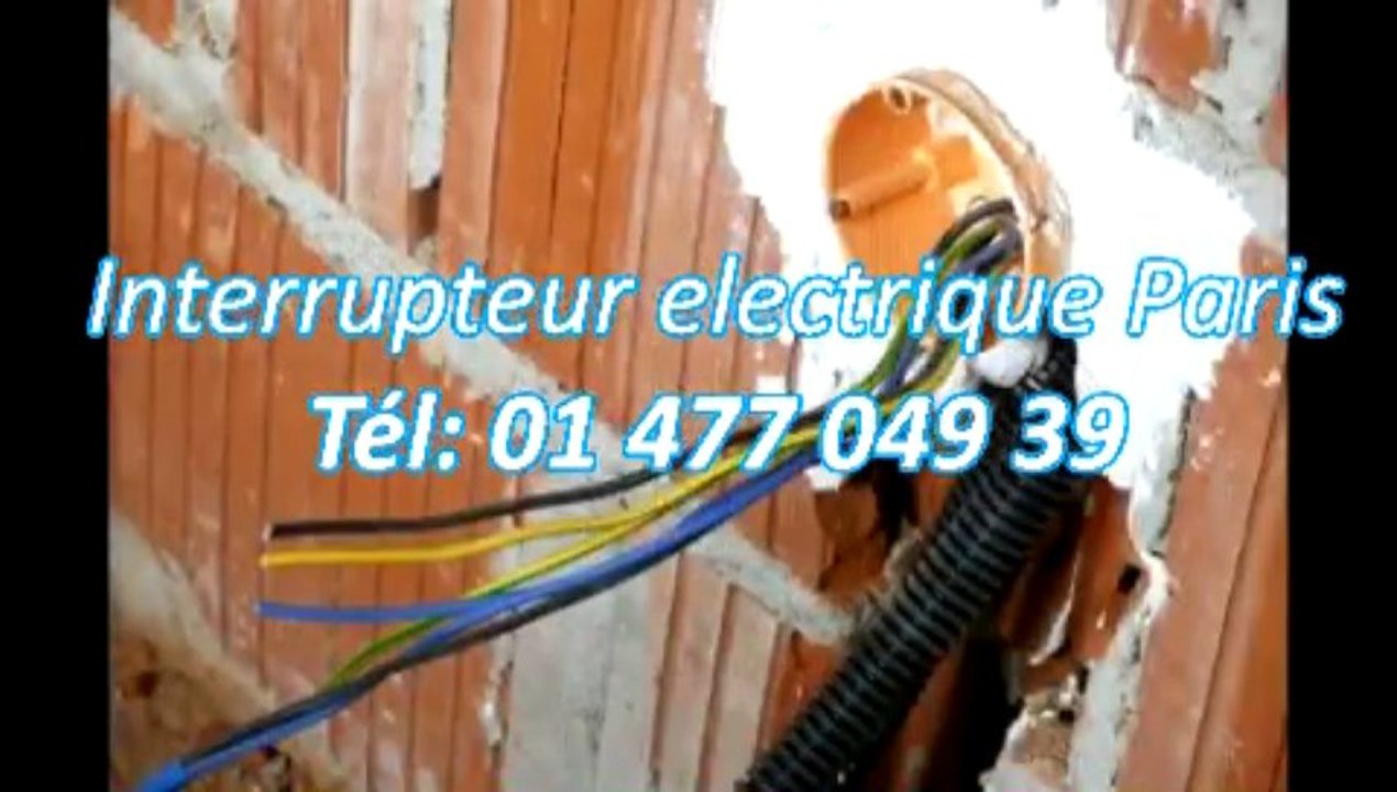 Iinterrupteur électrique Tél: 01 477 049 39 Test 52