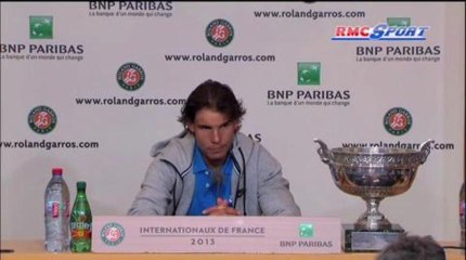 Roland Garros / Nadal: "Je suis très heureux de revivre de telles émotions" - 09/06