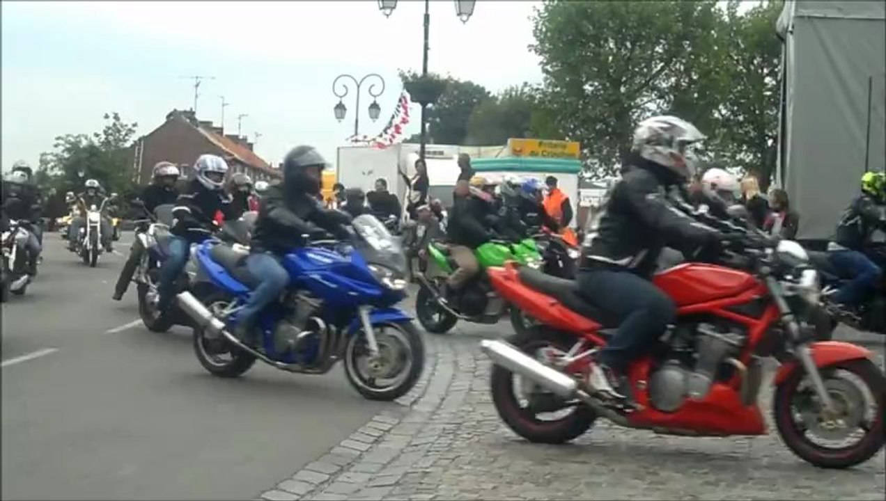 Bénédiction des motards à Lallaing!
