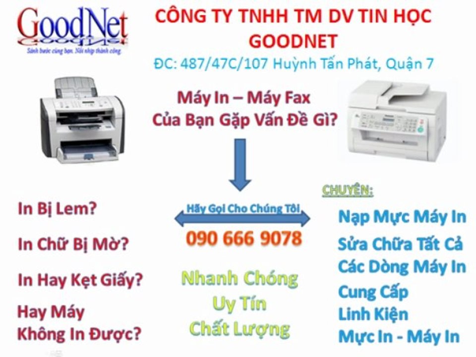 Bom Muc May In Tan Noi Quan 7, Q7 090 666 9078