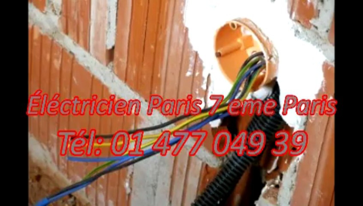 Éléctricien Paris 7 eme Tél: 01 477 049 39