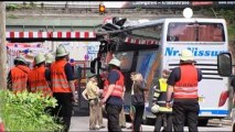 40 estudiantes daneses heridos en un accidente de bus en...