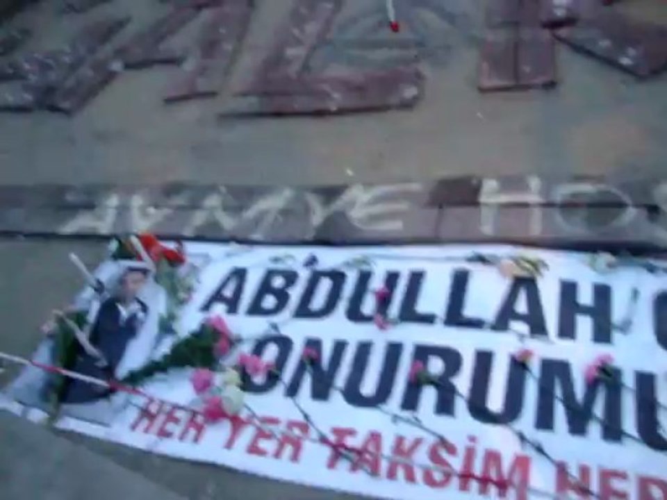 Abdullah Cömert Gezi Parkında anılıyor