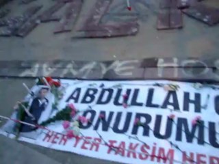 Abdullah Cömert Gezi Parkında anılıyor