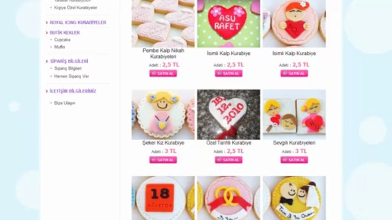 Şeker Hamurlu Kurabiye | Hediyelik Kurabiye - www.sekerhamurlukurabiye.com