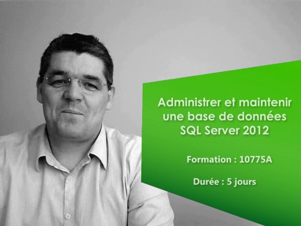 Formation Microsoft SQL Server 2012