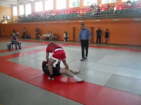 Championship of Belarus by Wushu Sanda, fight 3 round 1, 70 kg