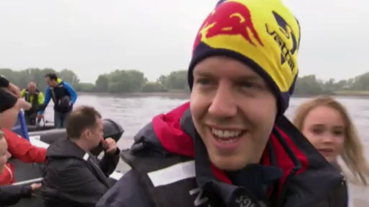 Vettel zamienił bolid na motorówkę