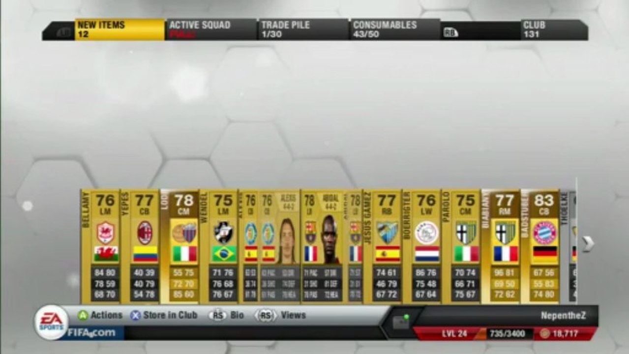 FIFA 13 Ultimate Team - PACK OPENING - 25k SPEC...