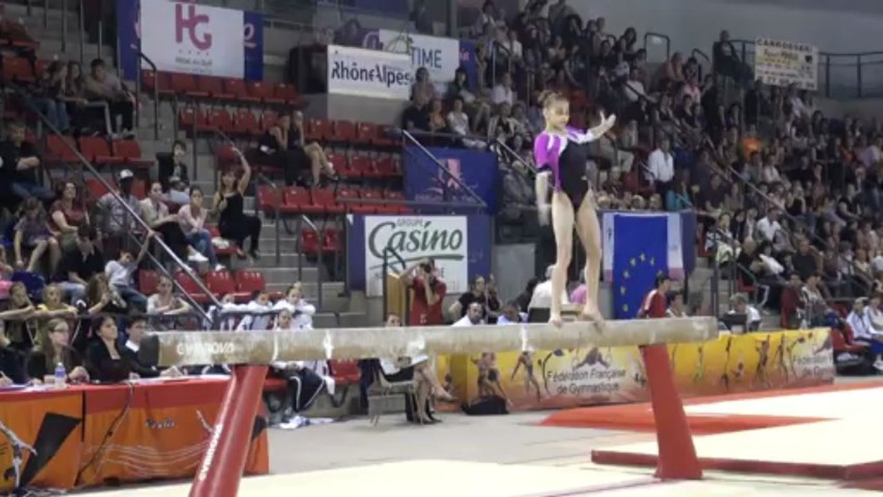 FFGYM - Madalina Blendea (ROU), 2013 France-Roumanie Finales, Poutre