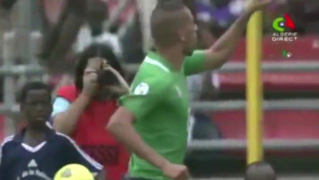 Le doublé salvateur de Slimani avec l'Algérie !