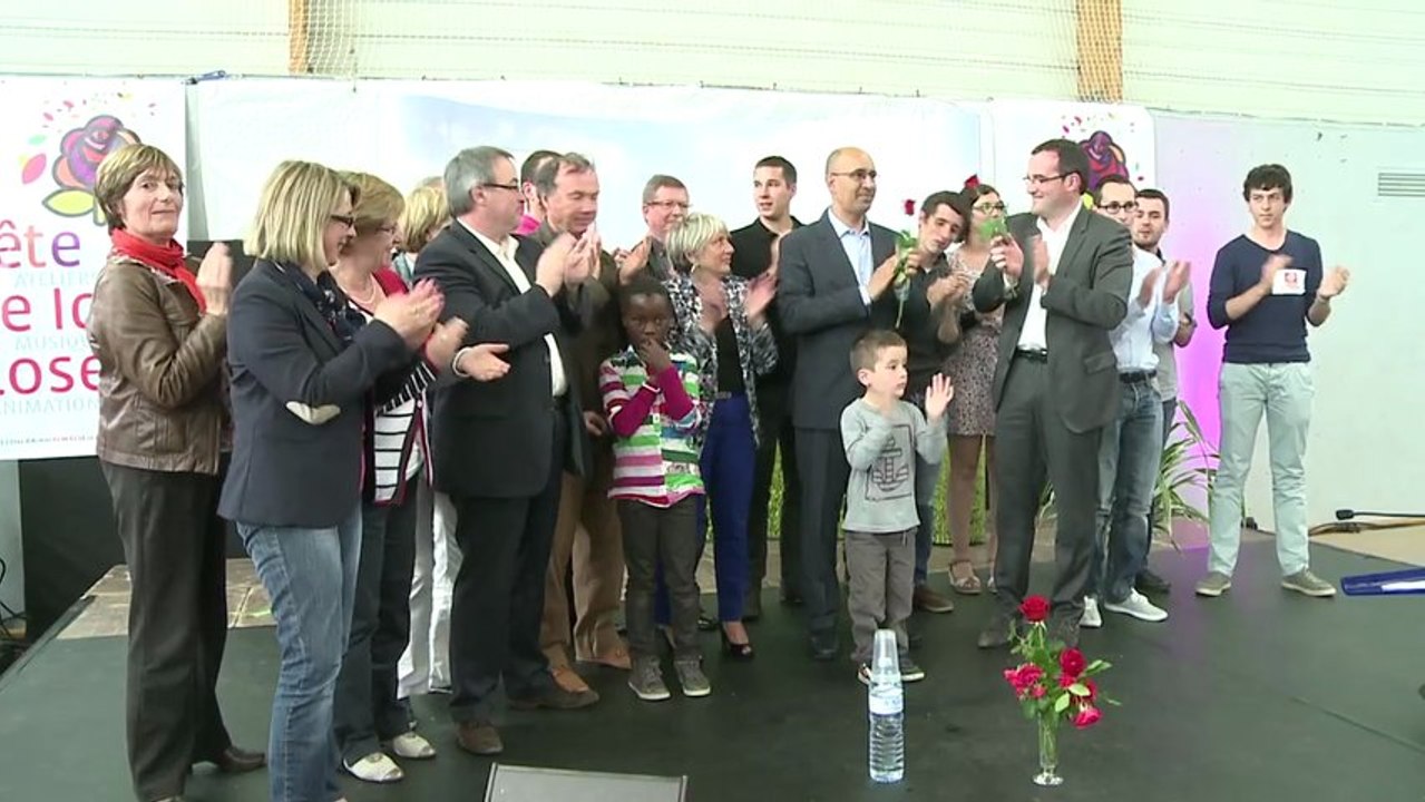Fête de la rose à Plérin en présence d'Harlem Désir