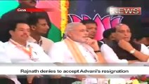 Rajnath denies to accept Advani’s resignation