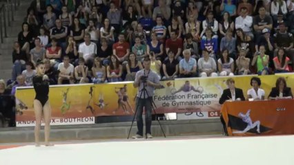 FFGYM - Laura Jurca (ROM), 2013 Match France-Roumanie Finale, Sol