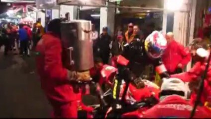 Vidéo : les premiers ravitaillements nocturnes