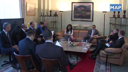 كريم غلاب يستقبل رئيس البرلمان الفيدرالي البلجيكي