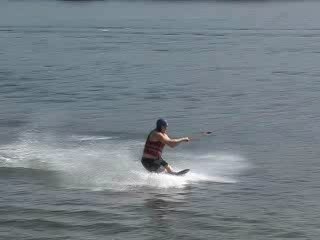 Wakeboard belle chute