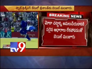 Sreesanth granted bail in Spot fixing case