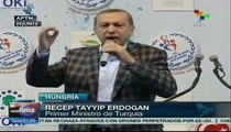Erdogan pide a sus seguidores lo respalden