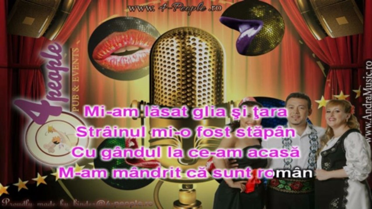 stil Andra, Sandel si Aurora - Ma mandresc ca sunt roman [Karaoke by kinder]